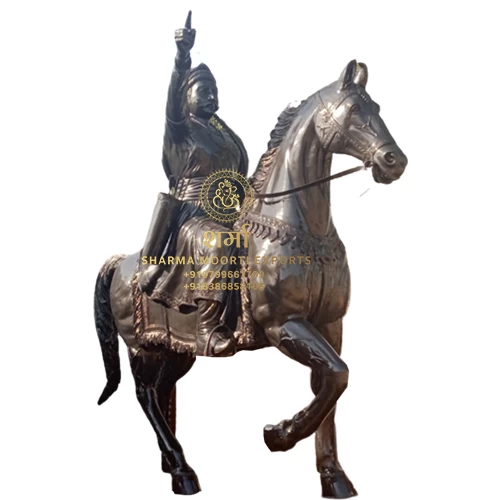 Metal Maharana Pratap Statue Of 11 Feet